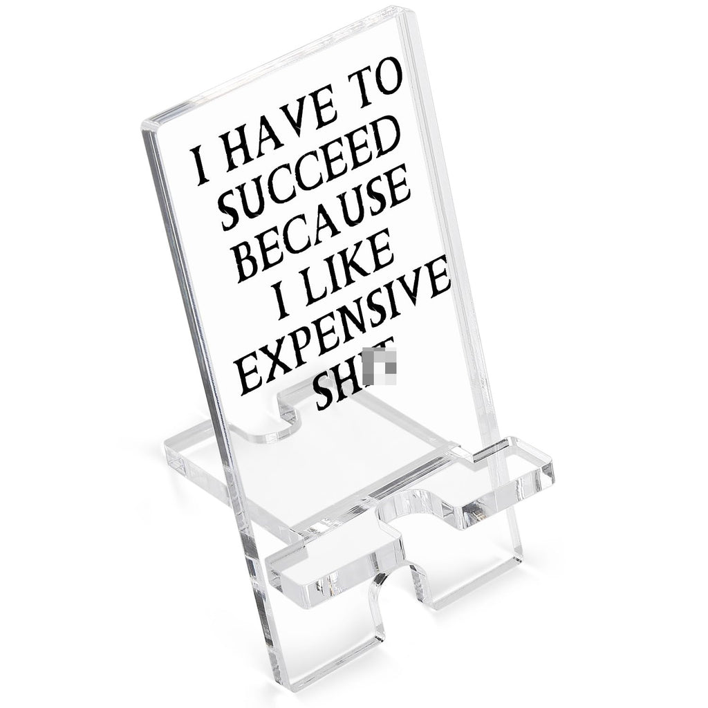 vizuzi Funny Cell Phone Holder Office Phone Stand Office Humor Gifts Home Office Phone Stand Humorous Phone Stands Gag Office Gifts for Women Men Coworkers Boss Cell Phone Stands ZAA2